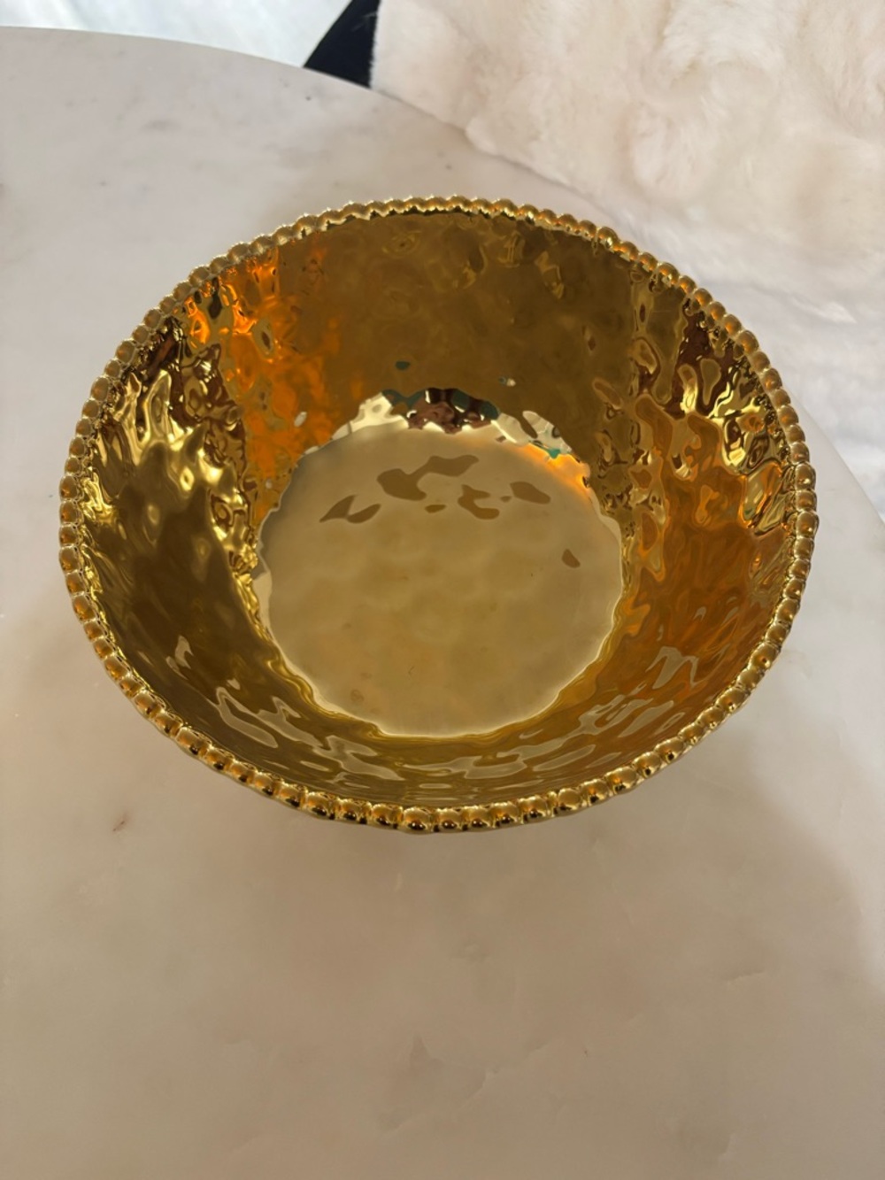 Gold Accent Bowl